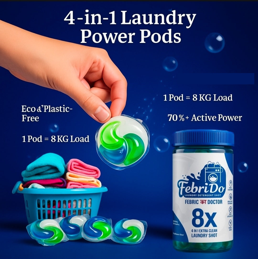 FEBRIDO ™ - Laundry Detergent 4 In 1 Shots