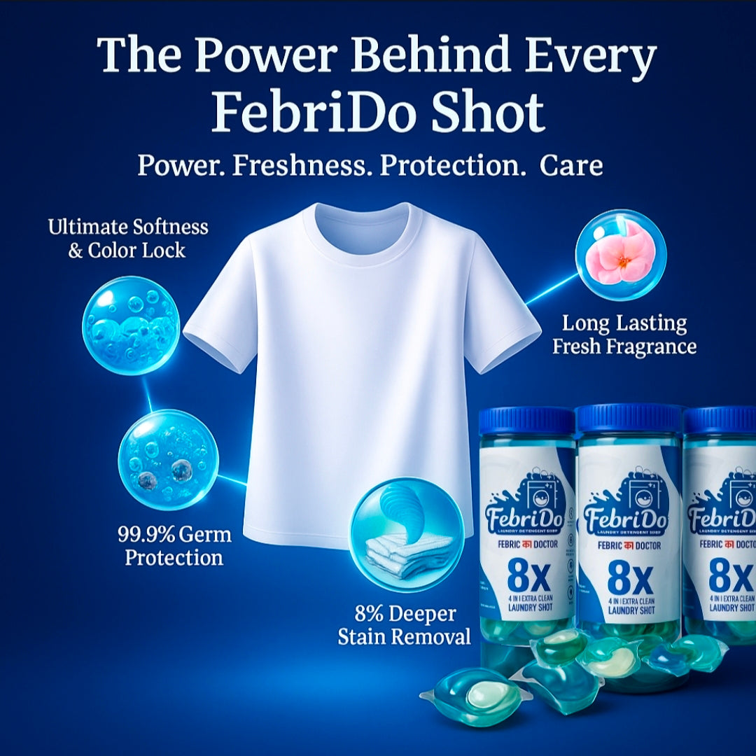 FEBRIDO ™ - Laundry Detergent 4 In 1 Shots